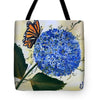 Butterfly kisses Hydrangea  - Tote Bag