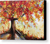 Fall Tree Morning  - Canvas Print