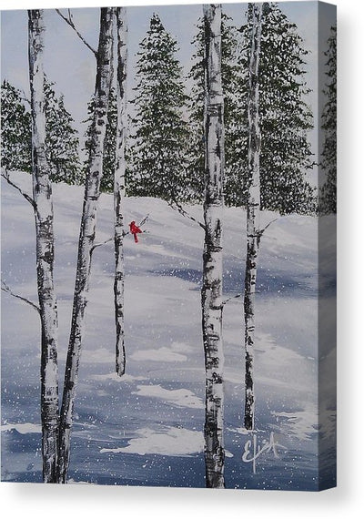 Winter Snow - Canvas Print