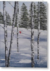 Winter Snow - Greeting Card